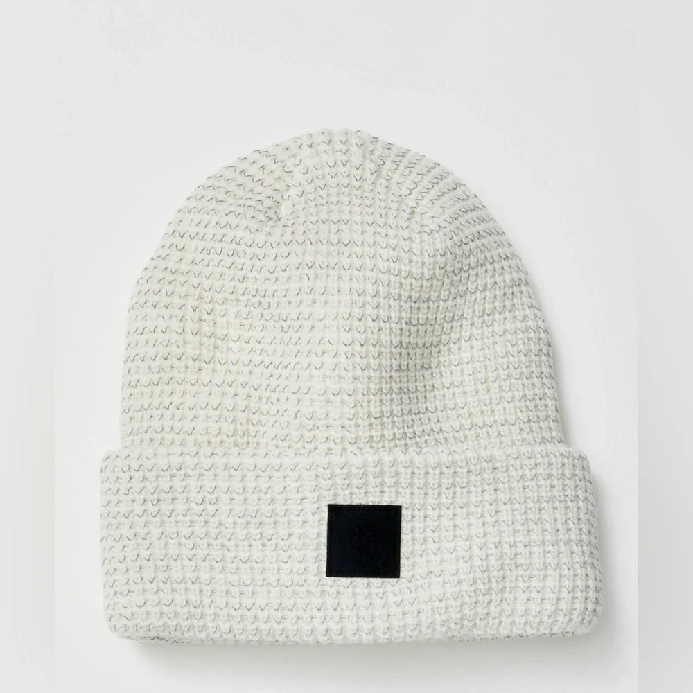 FP Movement Let’s Race Fleece Lined Recycled Yarn Beanie NWOT